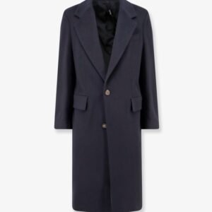 Cashmere coat with satin lining