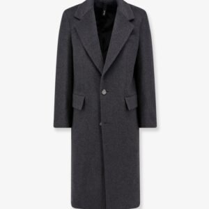 Cashmere coat with satin lining
