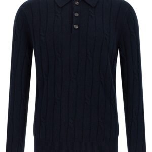 Cashmere polo shirt