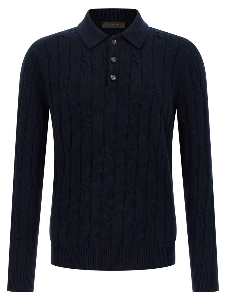 Cashmere polo shirt