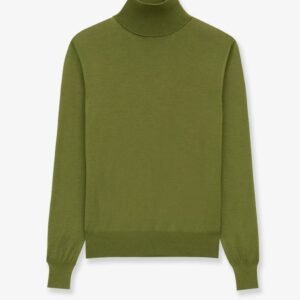 Cashmere, wool and silk turtleneck sweater