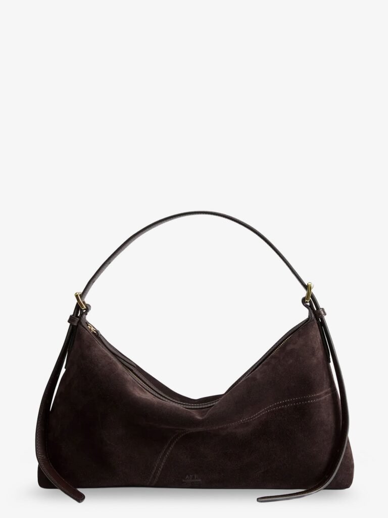 Castellare suede shoulder bag