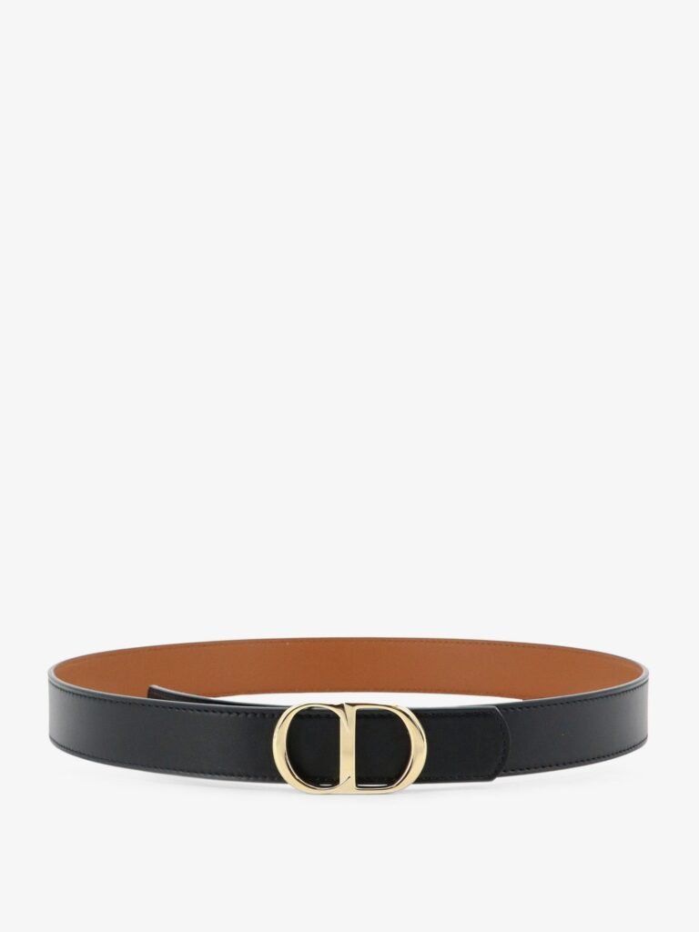 CD Icon Leather Belt