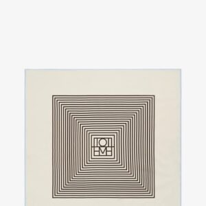 Centered Monogram silk foulard
