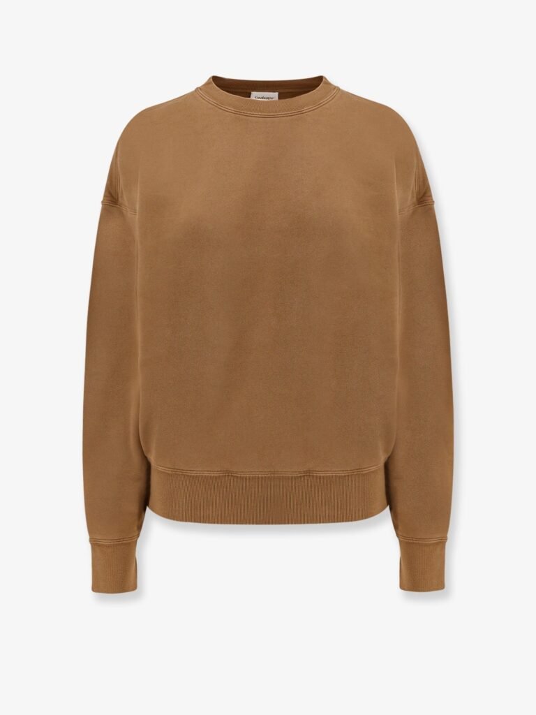 Certified cotton sweatshirt with logoed label