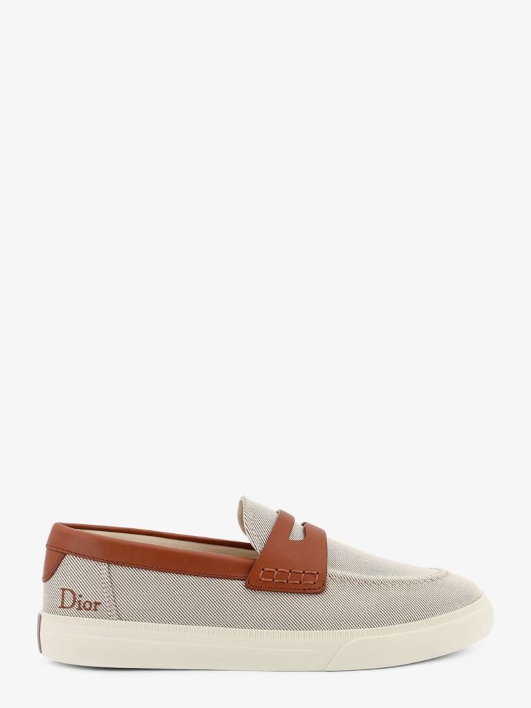 Chester Dioriviera canvas and leather loafers