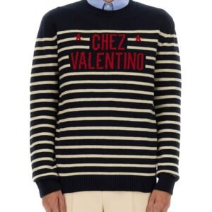 "CHEZ VALENTINE" WOOL SWEATER