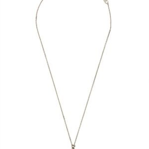 CHEZ VALENTINO METAL AND ENAMEL NECKLACE