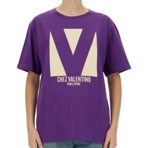"CHEZ VALENTINO" PRINT T-SHIRT