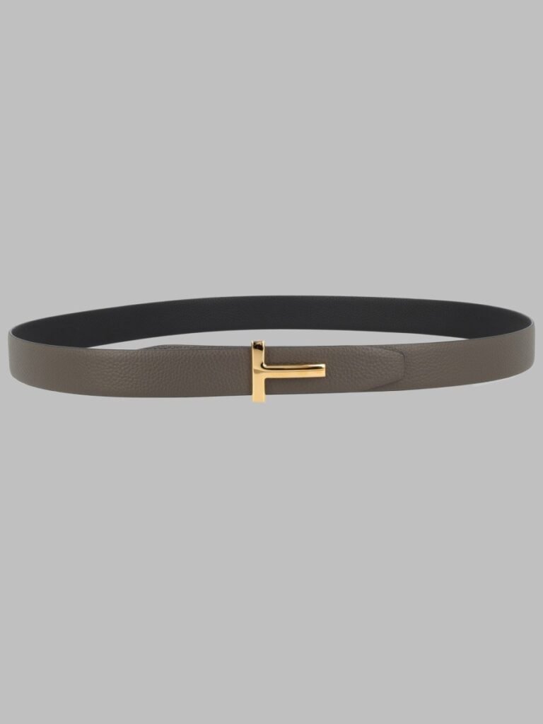 CINTURA "T ICON" IN PELLE FIORE