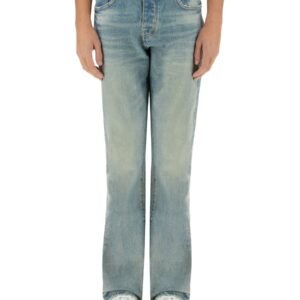 "COATED FLARE" JEANS