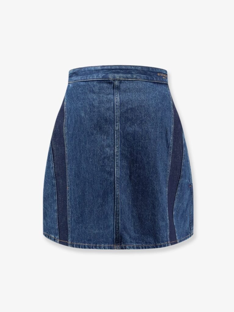 Cocoon denim blue mini skirt