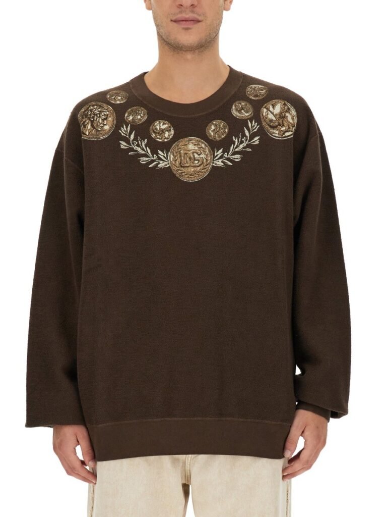 COIN PRINT SWEATSHIRT
