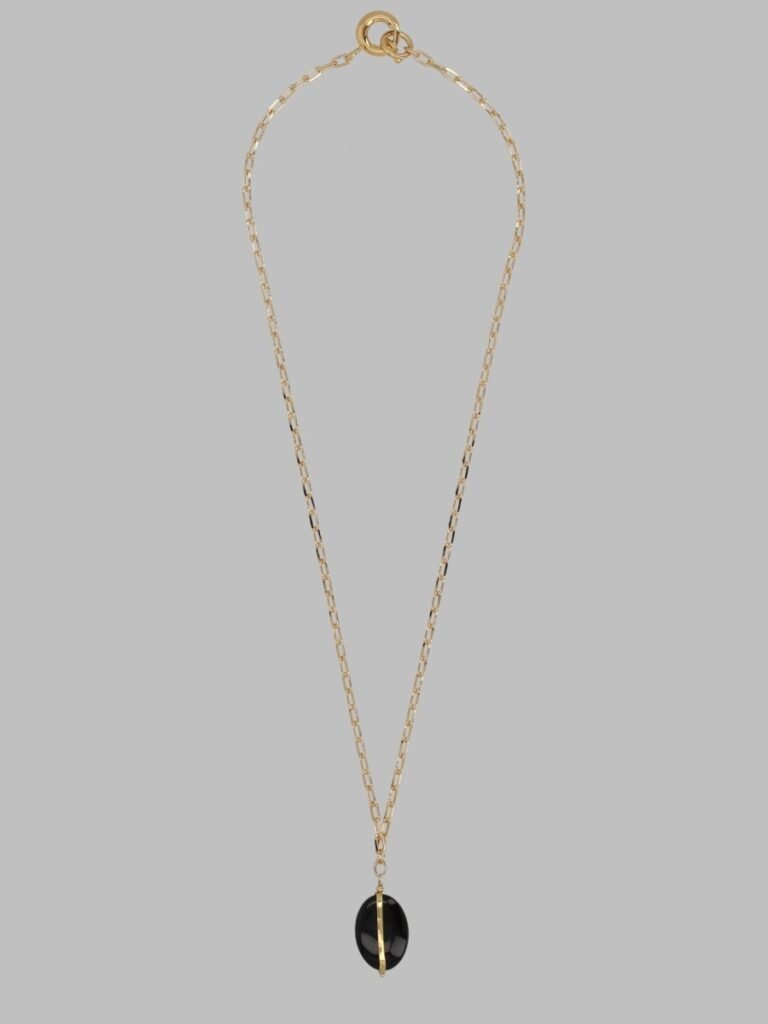 COLLANA CON PENDENTE IN PIETRA