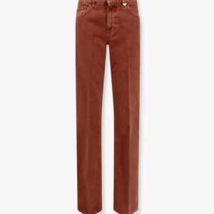 Colored denim trousers