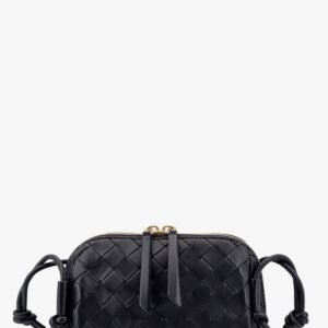 Concert Pouch leather crossbody bag with Intrecciato motif