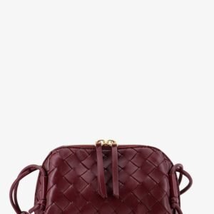 Concert Pouch leather shoulder bag with Intrecciato motif