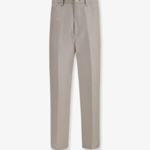Cotton and linen trousers