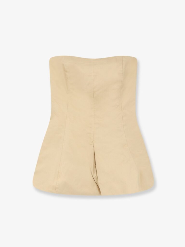 Cotton and silk blend top