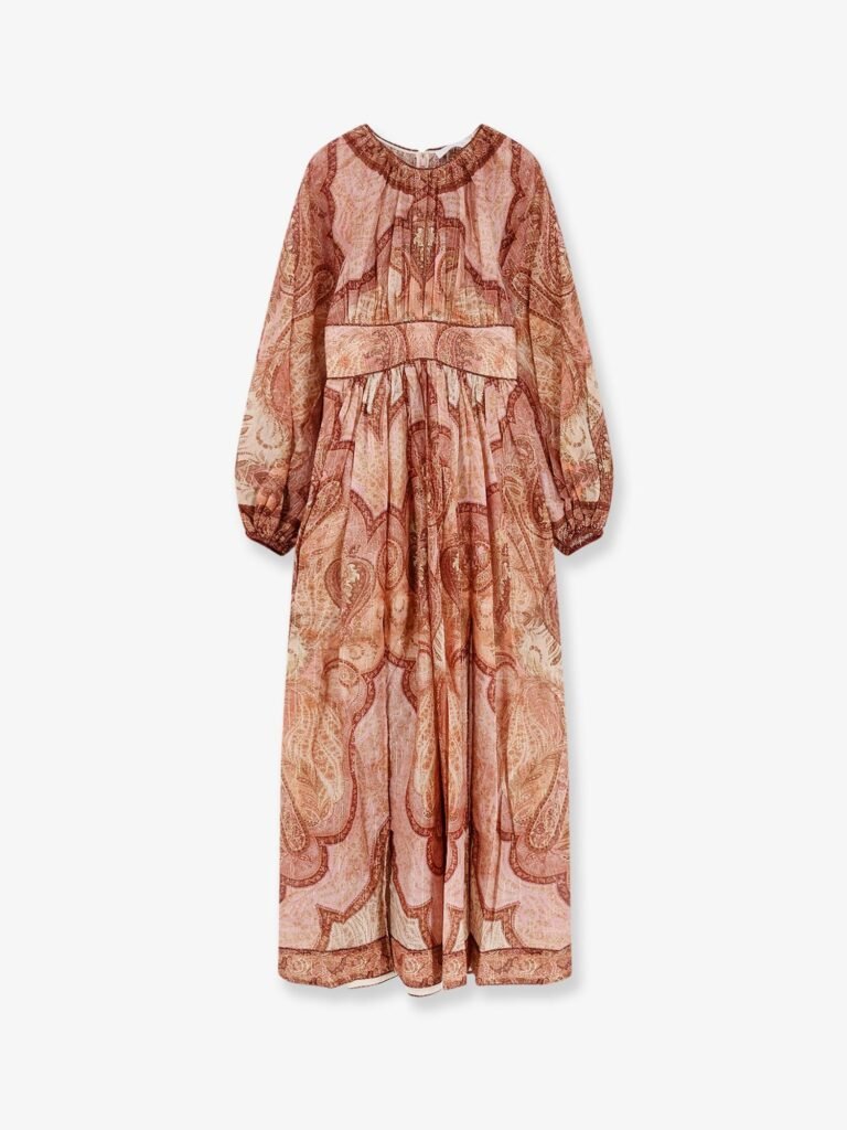 Cotton and silk blend Wanderlust long dress