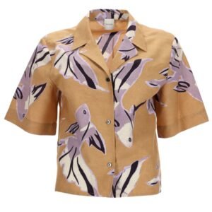 COTTON AND SILK SHIRT