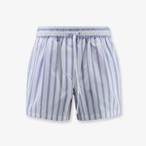Cotton and silk shorts