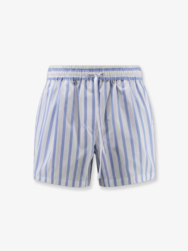 Cotton and silk shorts