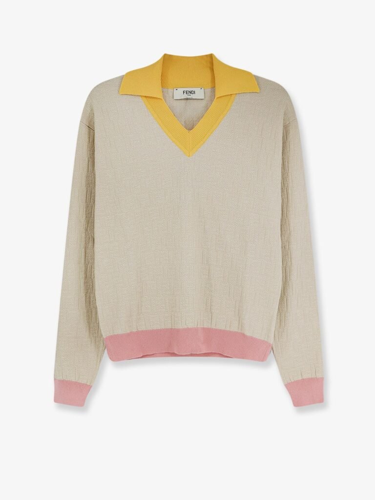 Cotton and silk sweater