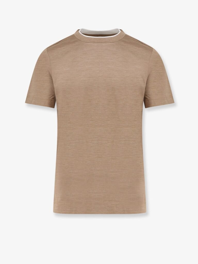 Cotton and silk T-shirt