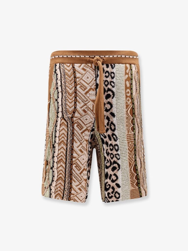 Cotton blend bermuda shorts
