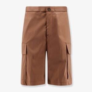 Cotton blend bermuda shorts