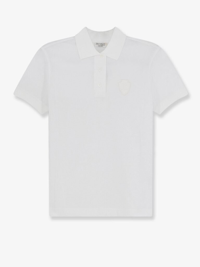 Cotton blend polo shirt
