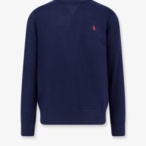 Cotton blend sweater with logo