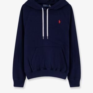 Cotton blend sweatshirt with embroidered logo