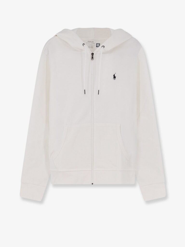 Cotton blend sweatshirt with iconic logo
