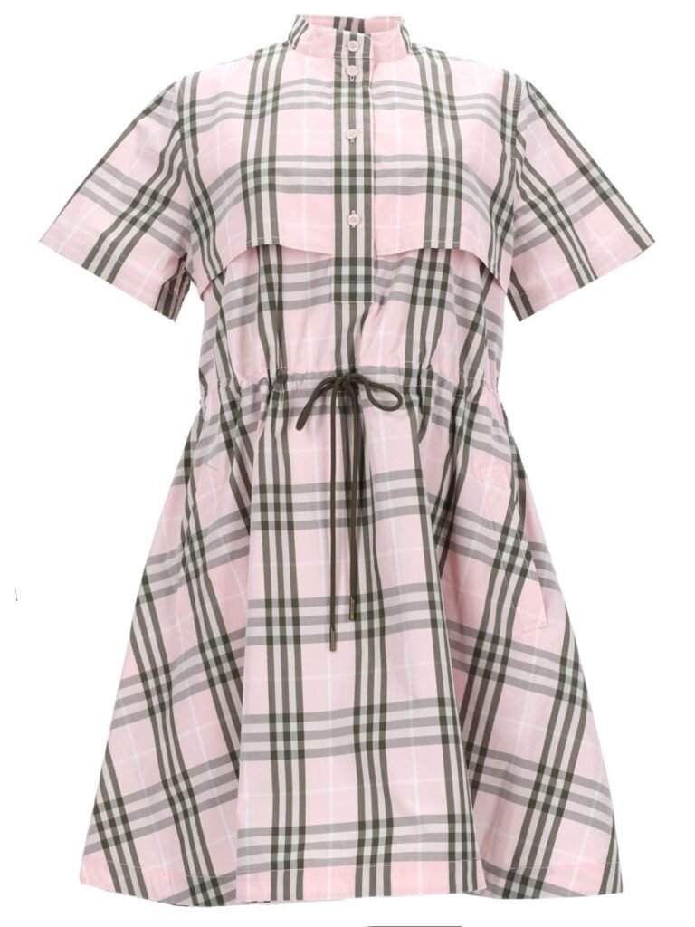 COTTON "CHECK" DRESS