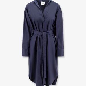 Cotton dress with belt