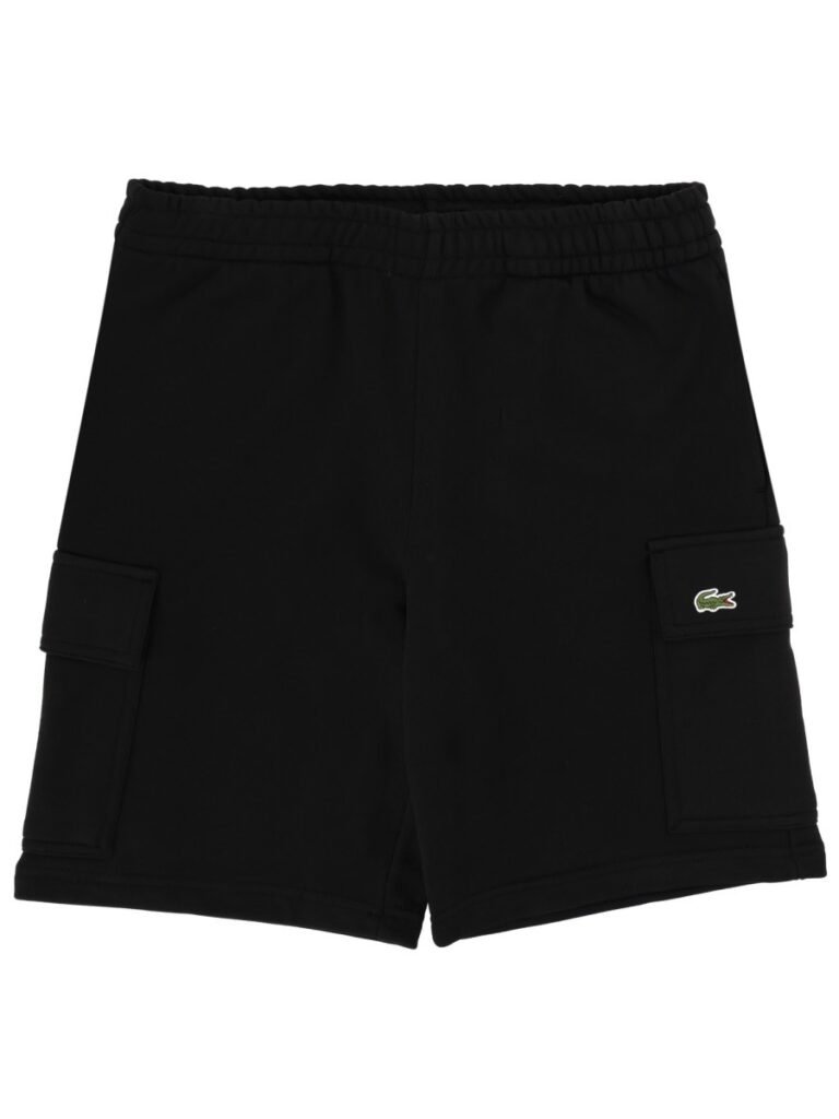 COTTON FLEECE CARGO SHORTS