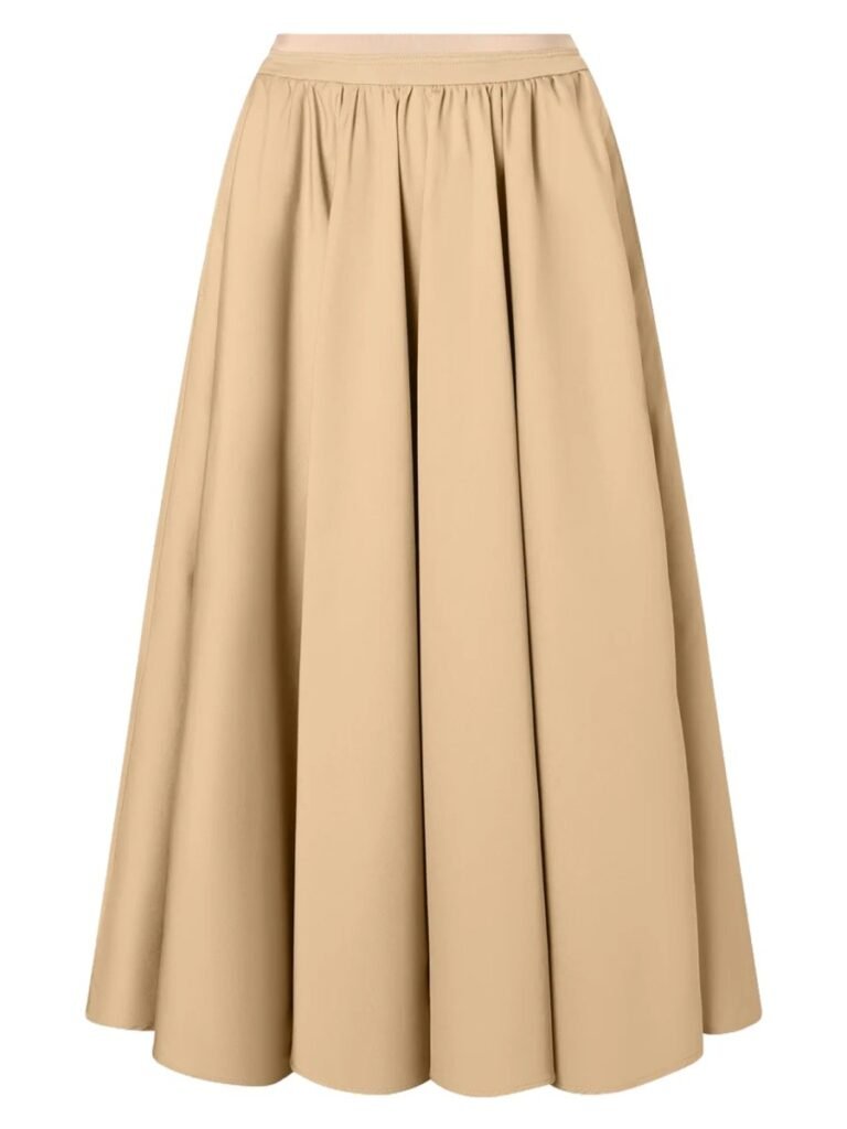 COTTON MAXI SKIRT