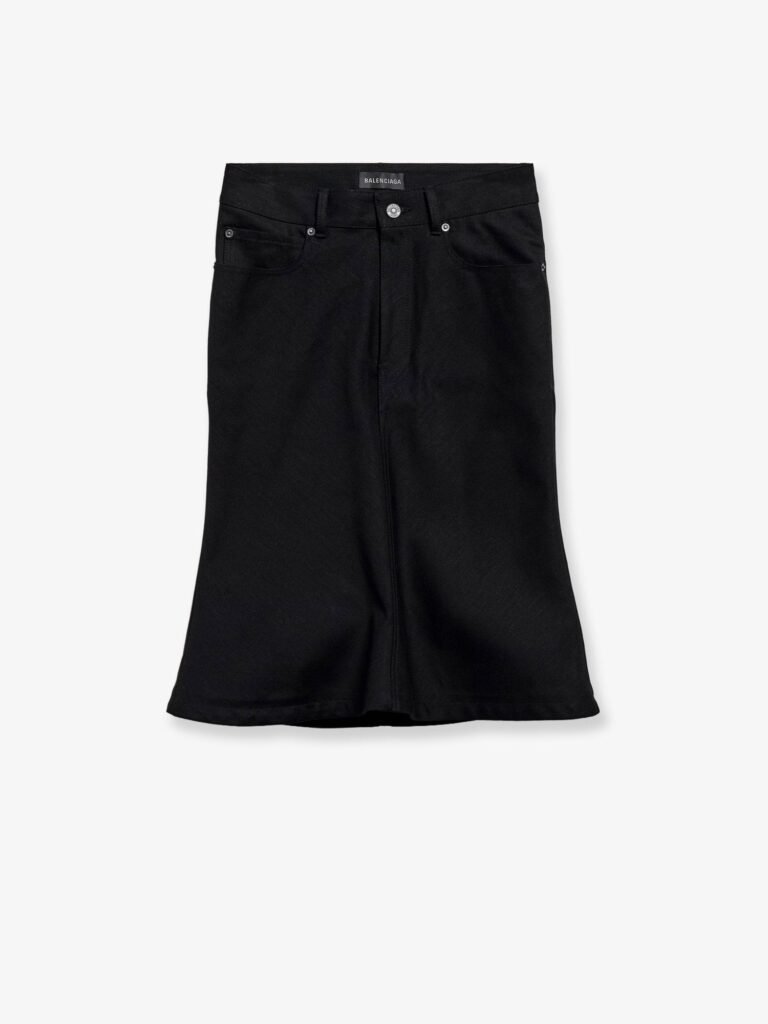 Cotton Midi Skirt