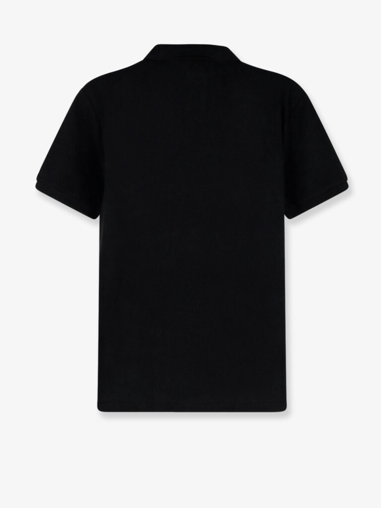 Cotton polo shirt with embroidered logo
