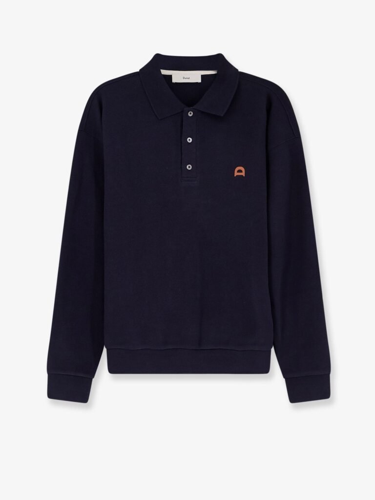 Cotton polo shirt with Logo patch