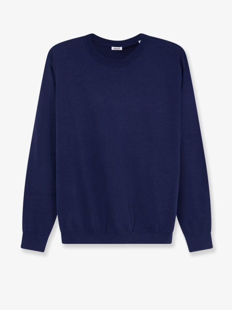 Cotton, silk and linen sweater