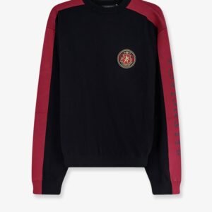 Cotton sweater with logo on the front