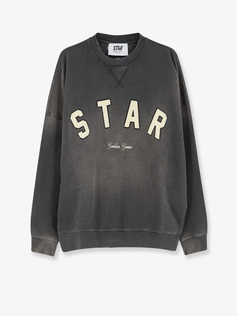 Cotton sweatshirt with front logo