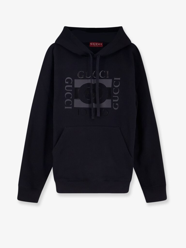 Cotton sweatshirt with GG Incrocio print