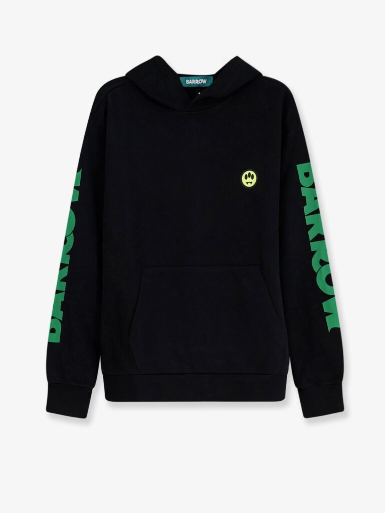 Cotton sweatshirt with iconic frontal logo