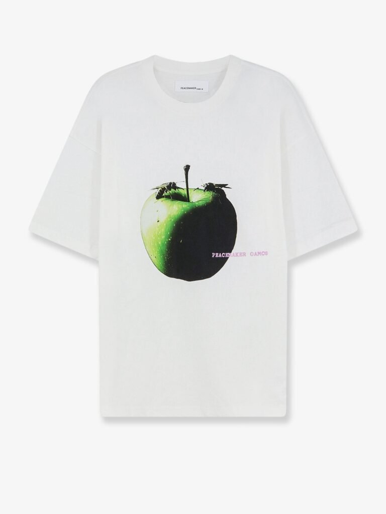 Cotton t-shirt with Apple print