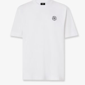 Cotton t-shirt with FF embroidery