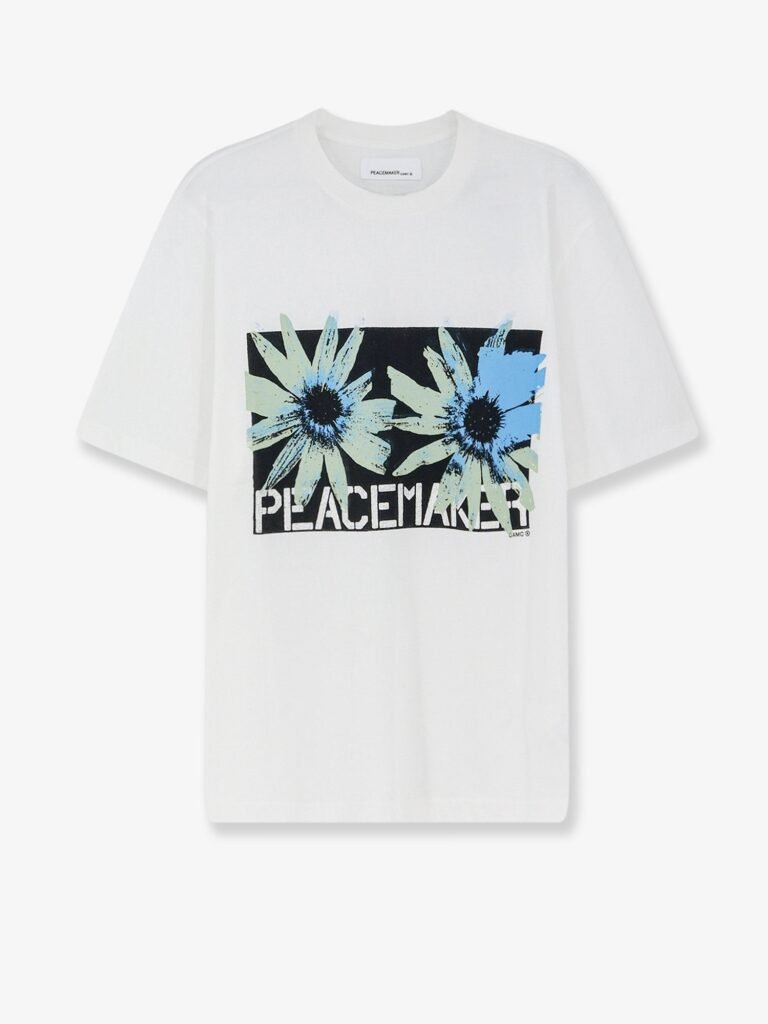 Cotton T-shirt with floral print